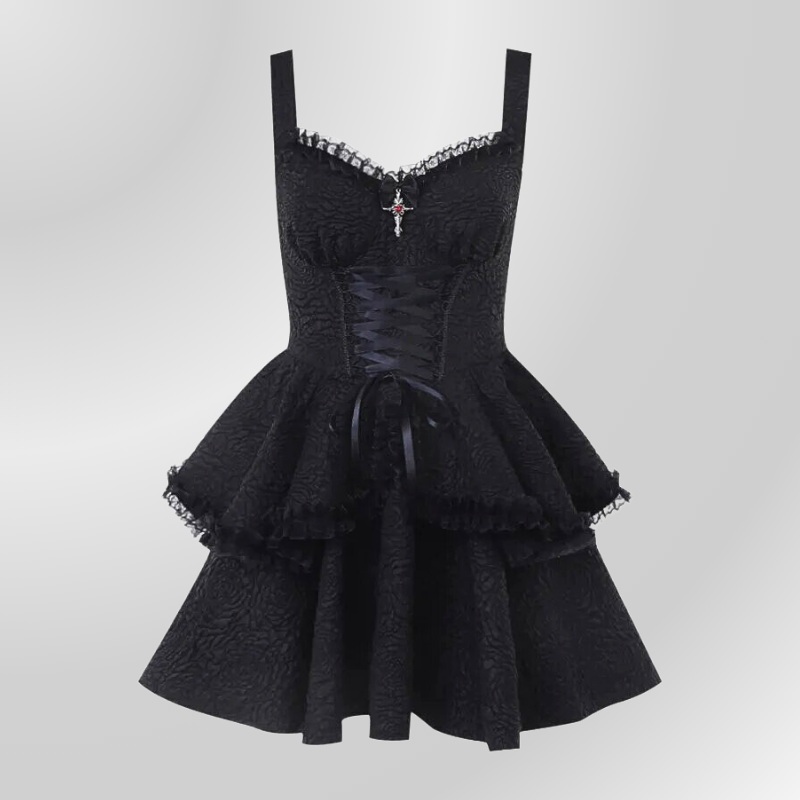 Robe Gothique Grande Taille Noire L Esprit Gothique robe-gothique-grande-taille-noire-l-esprit-gothique