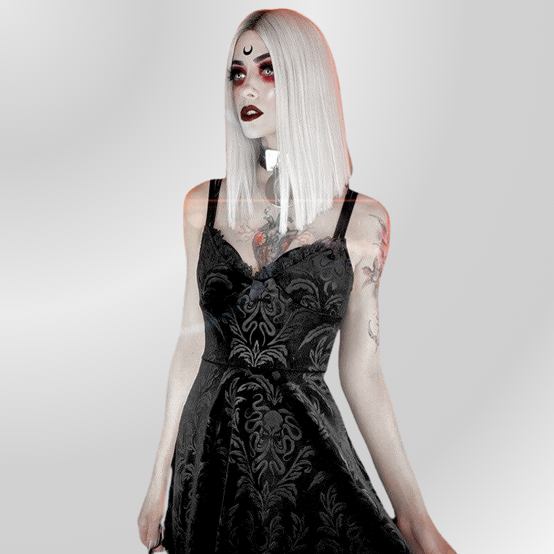 Robe mariée gothique sale