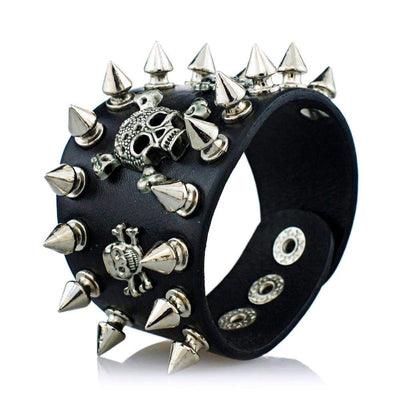Bracelet Gothique Tête-de-Mort