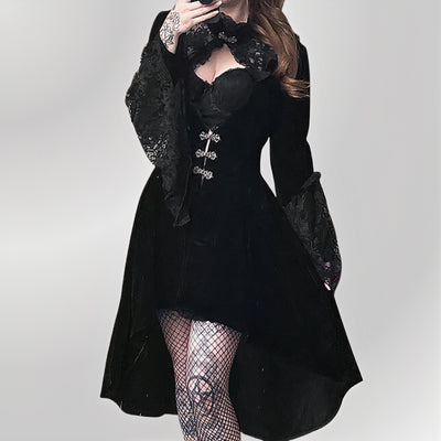 Robe Gothique Victorienne Noire