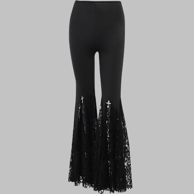 Pantalon Gothique Noir Streetwear