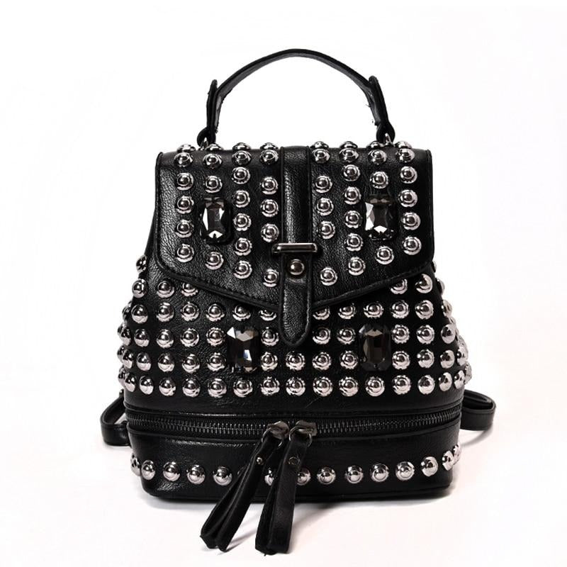 Pochette Femme Gothique Simili Cuir Rayures Noire Et Rouge - Petit Format, Neuf Avec étiquettes