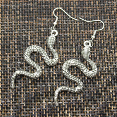 Hot Sales King Cobra Snake Pendants DIY Earringgs For Gift Womens